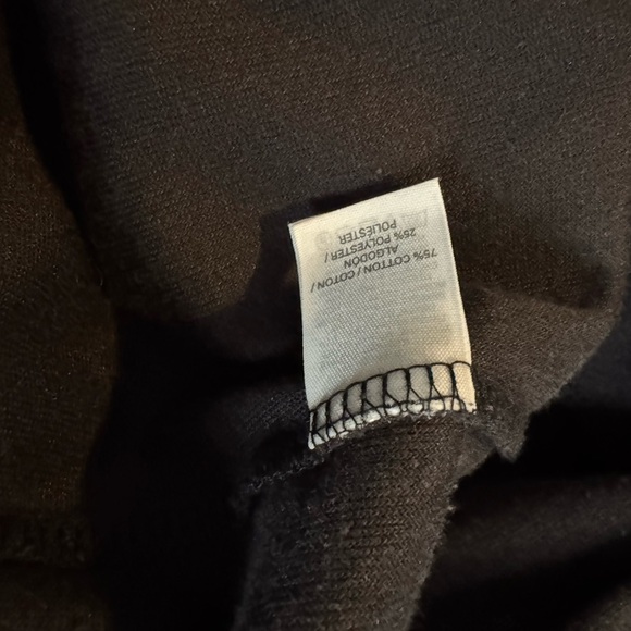 Victoria Secret Black Velour Zip-Up Hoodie women’s sized small petite - Picture 6 of 8